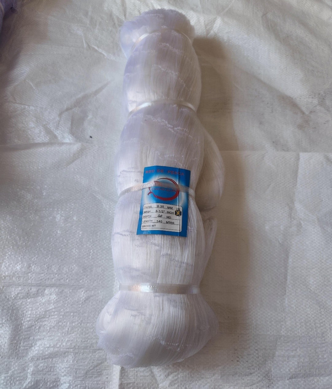 Malla Monofilamento 0.35mm - Ojo 3½" 40md 180mt