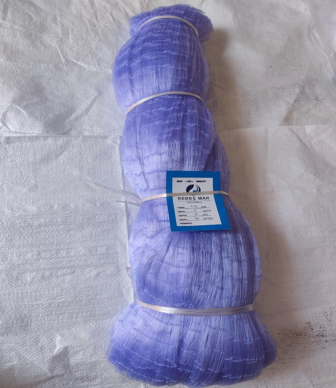 Malla Monofilamento 0.35mm - Ojo 2" 40md 180mt
